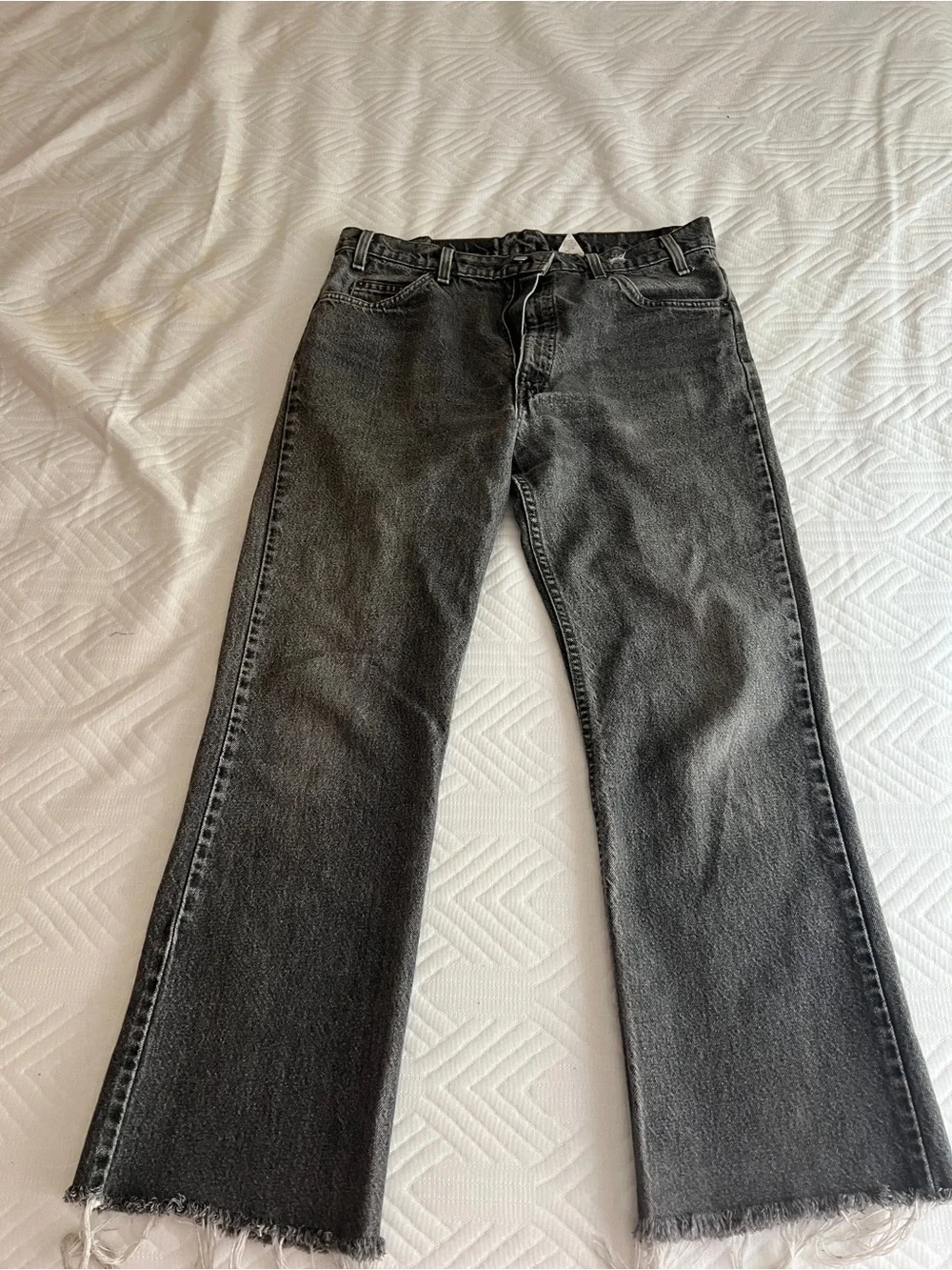 Levi's Men’s Black Washed Bootcut Jeans